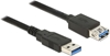 Picture of Delock Extension cable USB 3.0 Type-A male > USB 3.0 Type-A female 1.5 m black