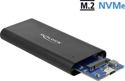 Picture of Delock External Enclosure for M.2 NVMe PCIe SSD with SuperSpeed USB 10 Gbps (USB 3.1 Gen 2) USB Type-C™ female