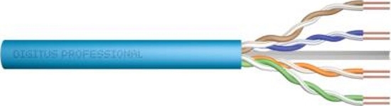 Picture of Digitus Assmann CAT 6A U-UTP INST CABLE 305 M/AWG 23 SIMPLEX LIGHT BLUE