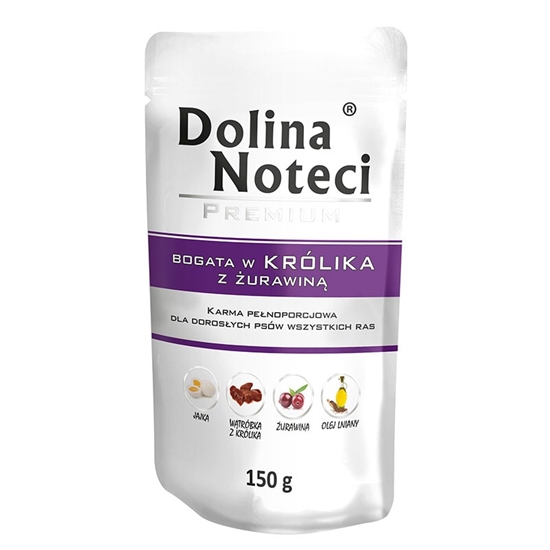 Picture of Dolina Noteci 5902921300748 dogs moist food Rabbit Adult 150 g