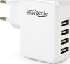 Изображение Energenie 4-port Universal USB 3.1A White