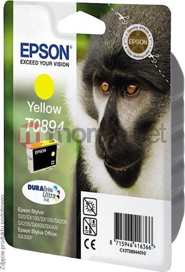 Picture of Epson DURABrite Ultra Ink T 089 ink cartridge yellow      T 0894