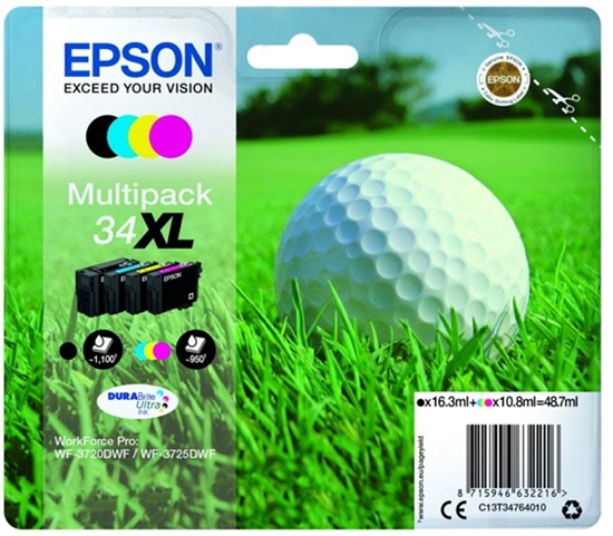 Picture of Epson DURABrite Ultra Multipack (4 colors) 34 XL          T 3476