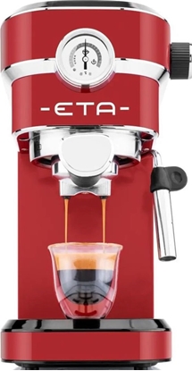 Изображение ETA | Espresso coffee maker | ETA618190030 Storio | Pump pressure 20 bar | Built-in milk frother | Table | 1350 W | Red