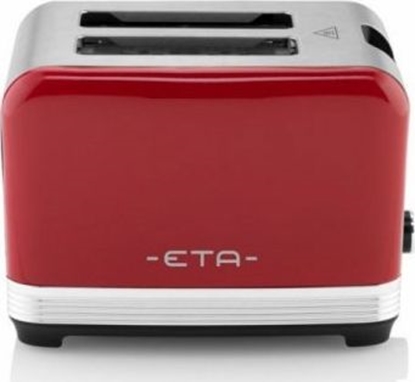 Attēls no ETA Storio Toaster 916690030 Power 930 W, Housing material Stainless steel, Red