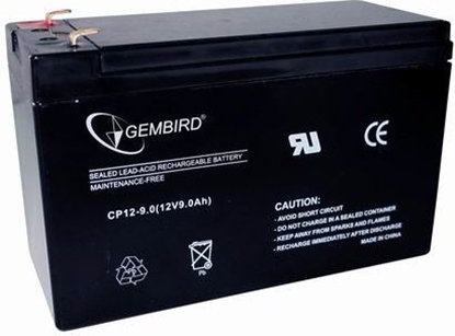 Attēls no Gembird Energenie Batteries for UPS 12V / 9.0Ah