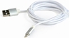 Изображение Gembird cotton braided USB Lightning 1.8m Silver