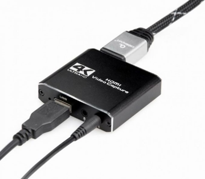 Picture of Gembird USB HDMI Grabber 4K Pass-through HDMI