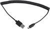 Изображение Gembird USB Male - MicroUSB Male 1.8m Black Coiled