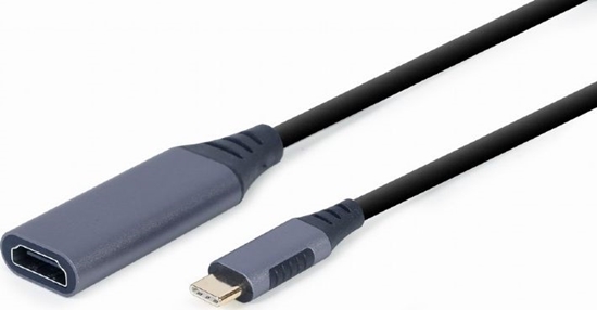 Изображение Gembird USB Type-C Male - HDMI Female Space Grey 4K