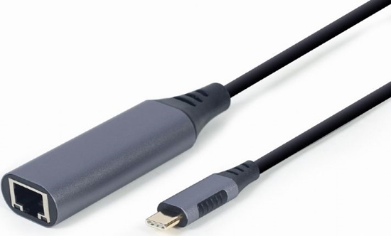 Изображение Gembird USB Type-C Male - RJ-45 Female Space Grey