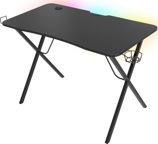 Picture of Genesis Holm 200 RGB Gaming Desk, Black | Genesis | Holm 200 RGB | Black