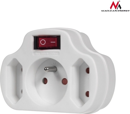 Picture of Gniazdko prądowe potrójne z wyłącznikiem Energy MCE142