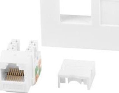 Picture of Lanberg GNIAZDO 45X45 RJ45 + KEYSTONE KAT.6 UTP BIAE LANBERG