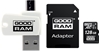 Picture of Goodram MicroSDXC 128GB Class 10 UHS I + Card reader + adapter