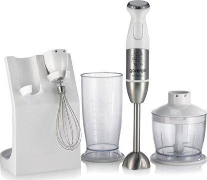 Picture of Gorenje | Blender | HBC806QW | Hand Blender | 800 W | Jar material Plastic | Jar capacity 0.5 L | Chopper | White