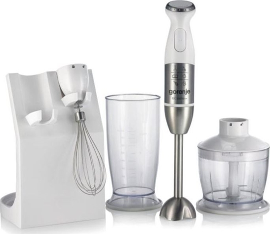 Picture of Gorenje | Blender | HBC806QW | Hand Blender | 800 W | Jar material Plastic | Jar capacity 0.5 L | Chopper | White