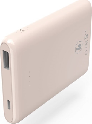 Attēls no Powerbank Hama Power Pack Slim 5HD 5000mAh Róowy