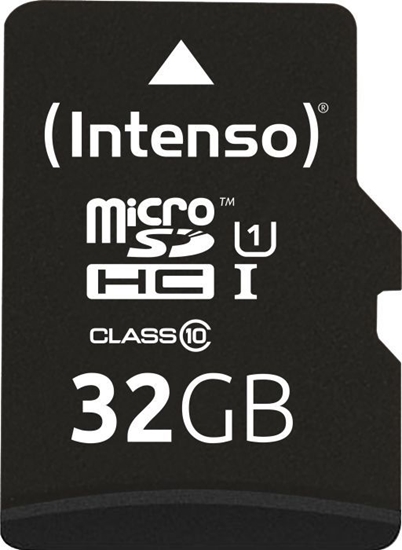 Picture of Intenso microSDHC           32GB C10 UHS-I Professional + Adapter