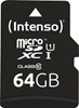 Picture of Intenso microSDXC           64GB C10 UHS-I Professional + Adapter