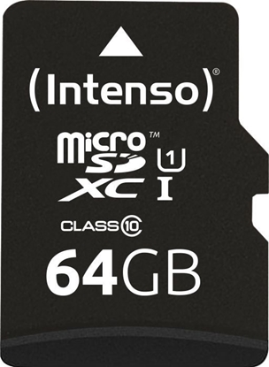 Изображение Intenso microSDXC           64GB C10 UHS-I Professional + Adapter