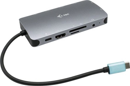 Attēls no i-tec Metal USB-C Nano Dock HDMI/VGA with LAN + Power Delivery 100 W