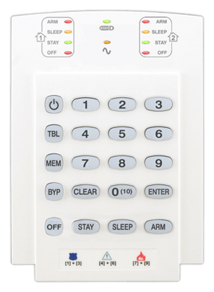 Picture of K10V 10-zonu vertikāla LED tastatūra