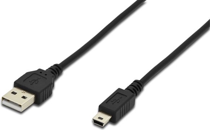 Attēls no DIGITUS USB 2.0 Anschlusskabel, 1,8m, schwarz