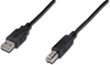 Изображение Kabel połączeniowy USB 2.0 HighSpeed Typ USB A/USB B M/M 3m Czarny 
