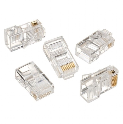 Attēls no Konektors Gembird RJ45 50pack
