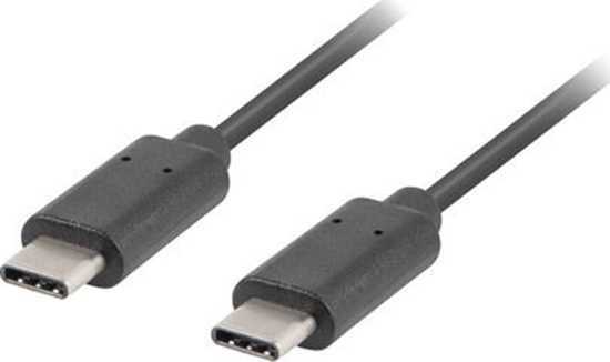 Picture of Kabel USB Lanberg USB-C - USB-C 0.5 m Czarny (CA-CMCM-10CU-0005-BK)