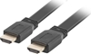 Picture of Kabel HDMI-HDMI v2.0 1.8m czarny płaski 4K 60Hz, pełna miedź