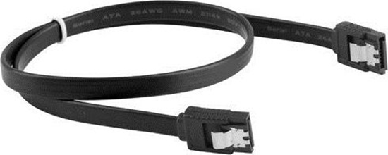 Picture of Lanberg SATA - SATA, 0.5m, Czarny (CA-SASA-14CU-0050-BK)