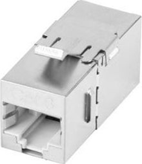 Изображение Lanberg CZNIK KEYSTONE GNIAZDO RJ45->RJ45 FTP KAT.5E 90 ZCZKA SIECIOWA LANBERG