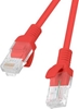 Picture of PATCHCORD KAT.5E 0.25M CZERWONY FLUKE PASSED LANBERG 10-PACK