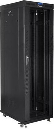 Picture of Lanberg 19" 42U 800X800 SCHWARZ GLAS TÜR LCD EINBAURACK