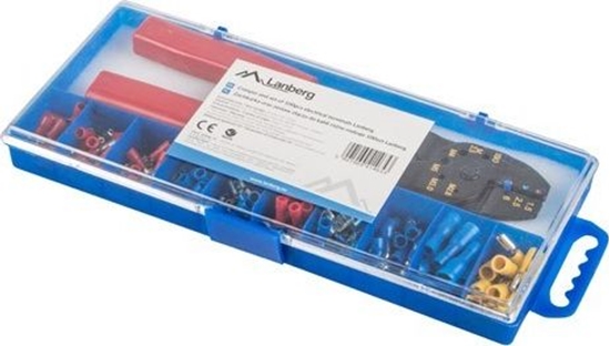 Picture of Lanberg Zestaw zczy do kabli 100 sztuk + zaciskarka (SCC01-TCC-IT101)