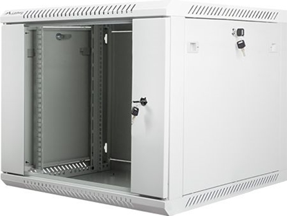 Picture of Lanberg Rack Wandschrank 19" 9U/600X600 Metalltür grau