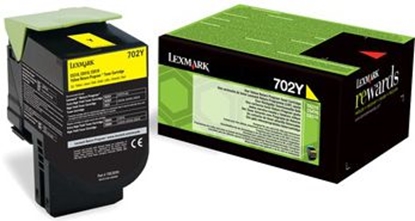 Attēls no Lexmark 702Y R toner cartridge 1 pc(s) Original Yellow