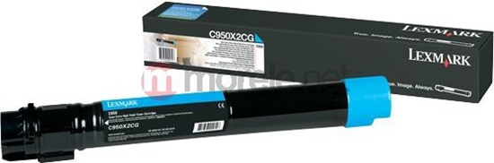 Picture of Lexmark C950X2CG toner cartridge 1 pc(s) Original Cyan
