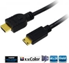 Picture of Logilink HDMI-Kabel Ethernet A -> mini St/St  1.50m sw