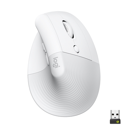 Attēls no Datorpele Logitech Lift Vertical White