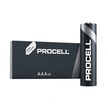 Picture of LR03/AAA baterija 1.5V Duracell Procell INDUSTRIAL sērija Alkaline PC2400 iep.10gb.