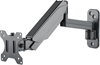 Picture of Manhattan TV & Monitor Mount, Wall, Spring Arm, 1 screen, Screen Sizes: 17-32", Black, VESA 75x75 to 100x100mm, Max 8kg, Height Adjustable Swivel Arm (3 pivots), Lifetime Warranty