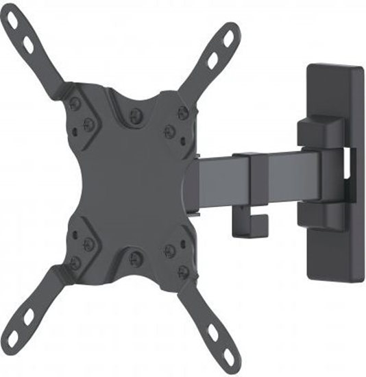 Picture of Manhattan TV & Monitor Mount, Wall, Tilt and Swivel, 1 screen, Screen Sizes: 13-42", Black, VESA 75x75 to 200x200mm, Max 20kg, Swivel with 2 pivots, Lifetime Warranty