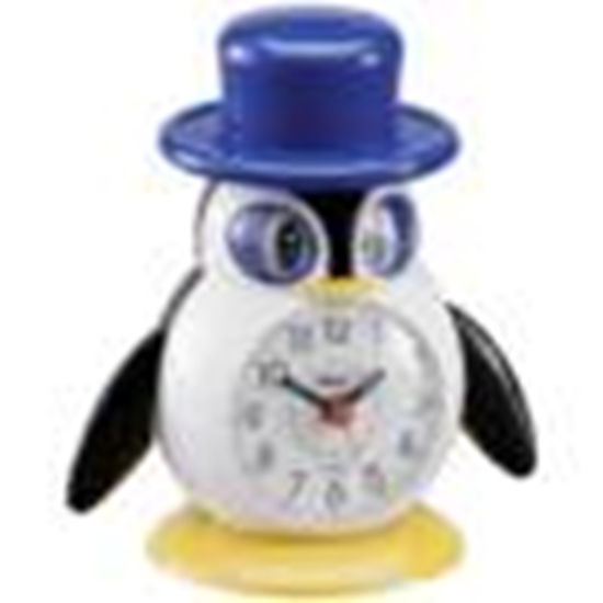 Picture of Mebus 26514 Kids Alarm Clock Penguin   colour assorted