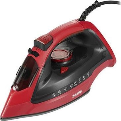 Picture of Mesko Iron MS 5031 Steam Iron, 2400 W, Continuous steam 40 g/min, Steam boost performance 70 g/min, Red/Black