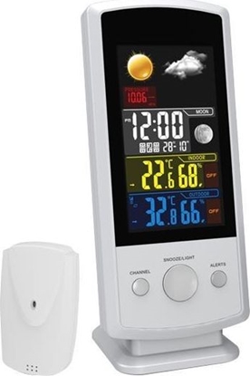 Picture of Mesko | MS 1177 | Black | Colorful Digital Display | Weather station