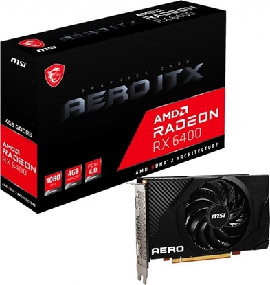 Picture of MSI Radeon RX 6400 AERO ITX 4G AMD 4 GB GDDR6