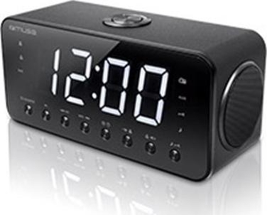 Picture of Muse Clock radio M-192CR Black, Display : 1.8 inch white LED with dimmer
